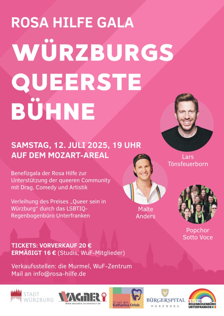 Plakat Rosa-Hilfe-Gala 2025
