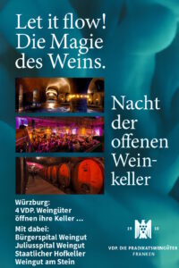 Flyer „Nacht der offenen Weinkeller“ 2025