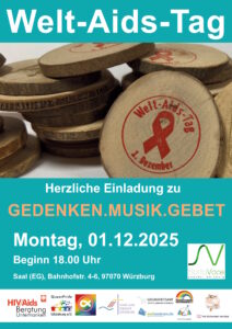 Plakat Welt-Aids-Tag 2025