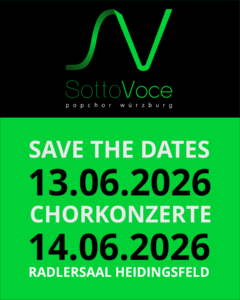 SAVE THE DATES 2026